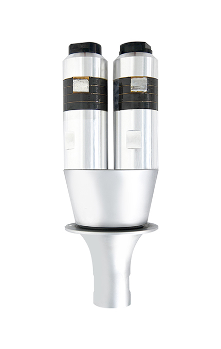 15kHz-4200W 焊全換能器 雙柱直筒(銀黑)