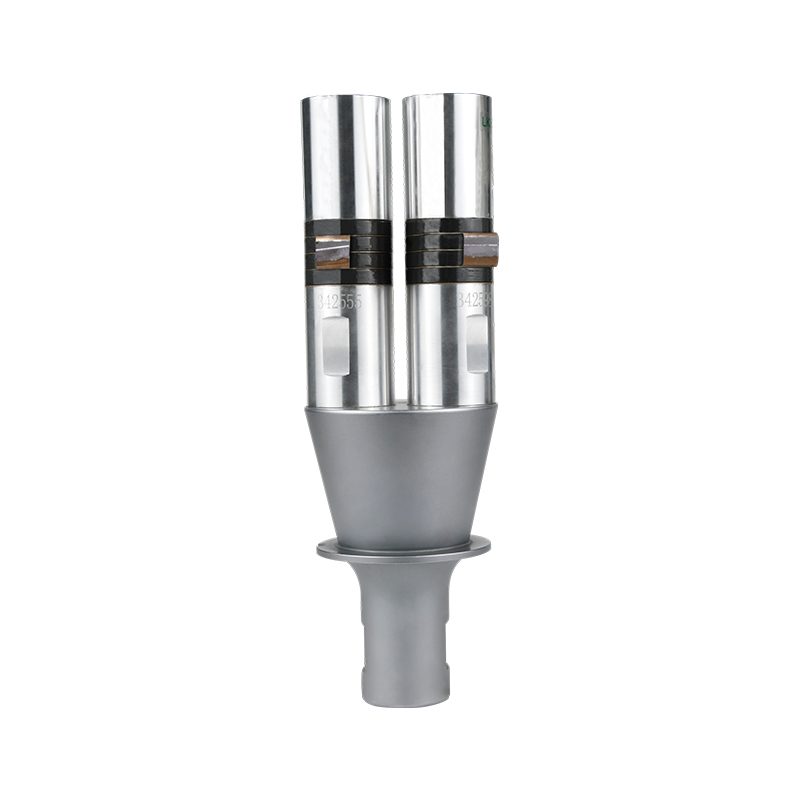 20kHz-2600W 焊全換能器 雙柱直筒(銀黑)